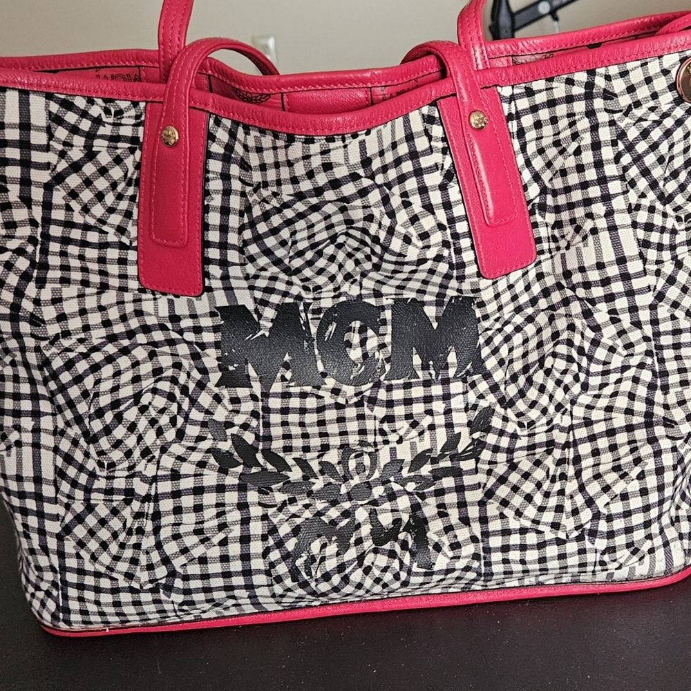 Reversible Liz Shopper in Visetos ( medium ) Red - Picture 4 of 6